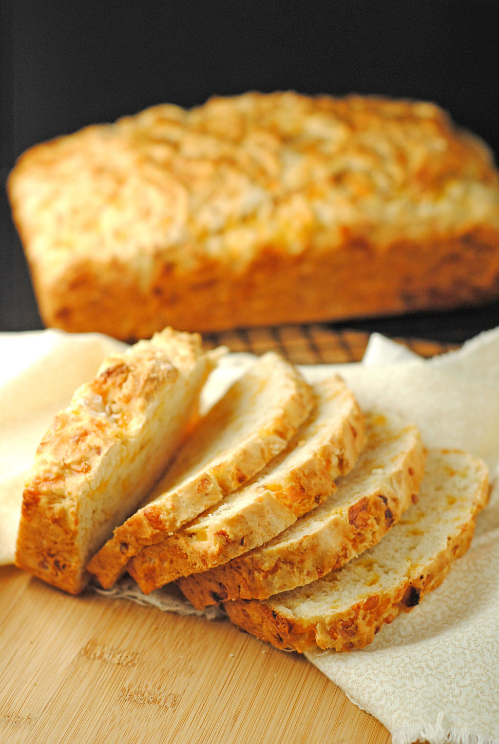 Cheesy Garlic Beer Bread